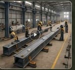 Steel frame assembly
