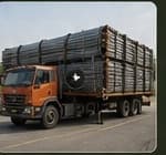 Truck dispatching fabricated steel